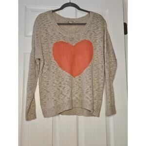 Love‎ by Design womens heart sweater size small